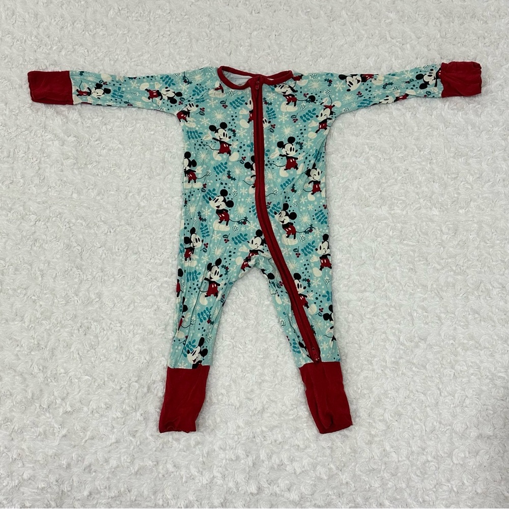 Little Sleepies Convertible Zippy Mickey Winter Wonderland